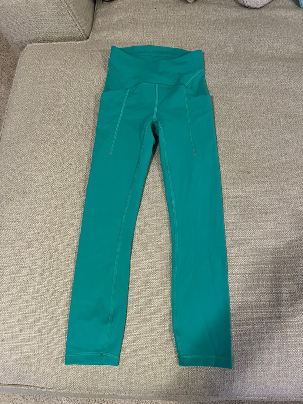 lululemon athletica Teal High-Waist Women's Leggings